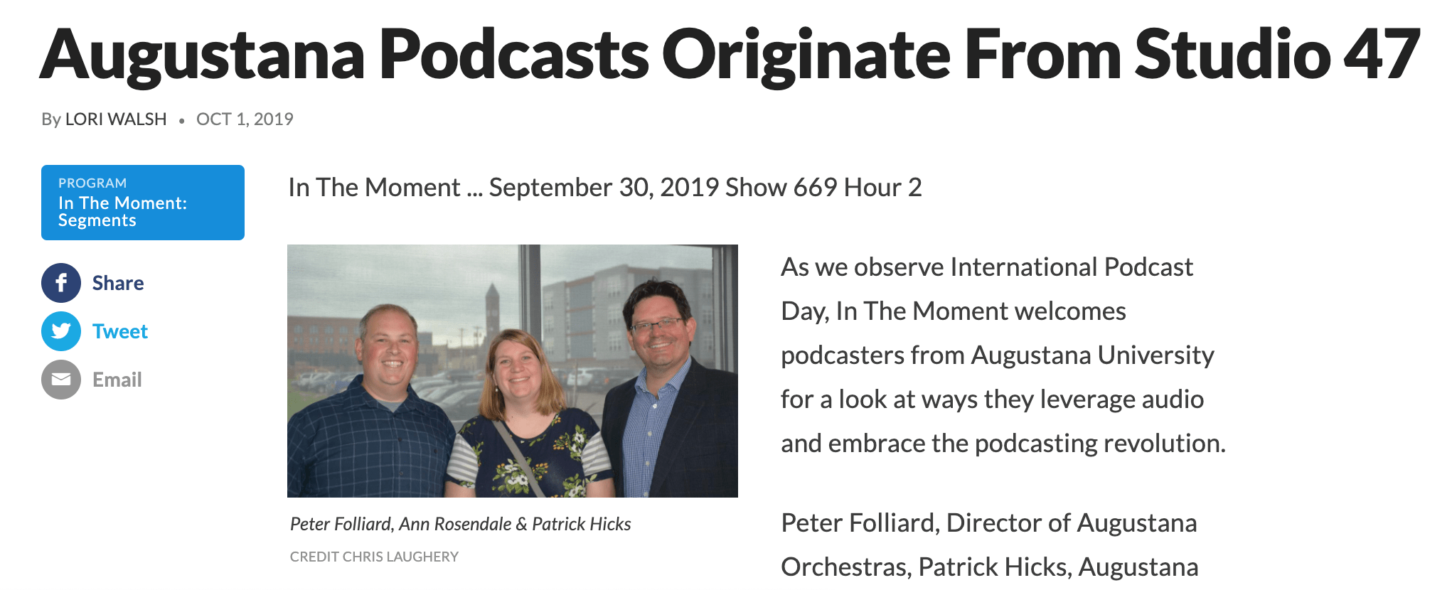Lifting University’s Leaders through&nbsp;Podcasting